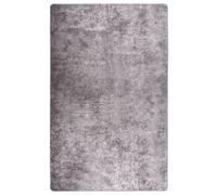 vidaXL Tappeto Lavabile 160x230 cm Grigio Antiscivolo