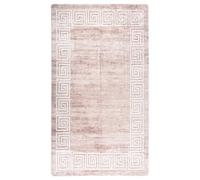 vidaXL Tappeto Lavabile 190x300 cm Beige Antiscivolo