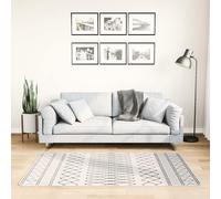 vidaXL Tappeto Lavabile 80x150 cm Nero e Bianco