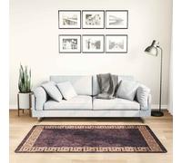 vidaXL Tappeto Lavabile 80x150 cm Nero e Oro