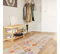 vidaXL Tappeto Lavabile Multicolore 80x300 cm