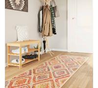 vidaXL Tappeto Lavabile Multicolore 80x300 cm