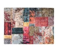 vidaXL Tappeto Lavabile Patchwork 120x180 cm Multicolore Antiscivolo