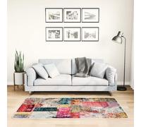 vidaXL Tappeto Lavabile Patchwork 80x150 cm Multicolore