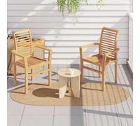 vidaXL Tappeto Marrone 100 x 200 cm PP