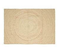 vidaXL Tappeto Naturale e Bianco 240 x 340 cm Juta