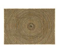 vidaXL Tappeto Naturale e Nero 140 x 200 cm Juta