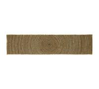 vidaXL Tappeto Naturale e Nero 60 x 300 cm Juta