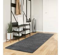 vidaXL Tappeto OVIEDO a Pelo Corto Antracite 80x250 cm