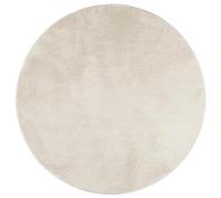 vidaXL Tappeto Oviedo a Pelo Corto Beige Ø 160 cm
