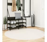vidaXL Tappeto Oviedo a Pelo Corto Beige Ø 160 cm