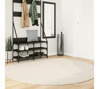 vidaXL Tappeto OVIEDO a Pelo Corto Beige Ø 200 cm