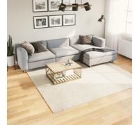 vidaXL Tappeto OVIEDO a Pelo Corto Beige 240x240 cm