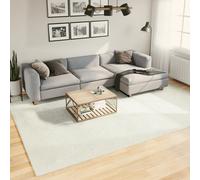 vidaXL Tappeto OVIEDO a Pelo Corto Crema 240x340 cm