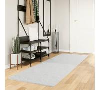 vidaXL Tappeto OVIEDO a Pelo Corto Grigio 80x250 cm