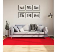 vidaXL Tappeto OVIEDO a Pelo Corto Rosso 140x200 cm