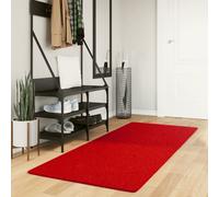 vidaXL Tappeto OVIEDO a Pelo Corto Rosso 80x200 cm