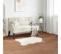 vidaXL Tappeto Pecora Tafalla Bianco 50 x 80 cm Poliestere