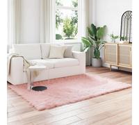 vidaXL Tappeto Pecora Tafalla Rosa 160 x 230 cm Poliestere