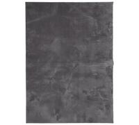 vidaXL Tappeto Pelo Corto HUARTE Morbido Lavabile Antracite 120x170 cm