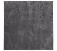 vidaXL Tappeto Pelo Corto HUARTE Morbido Lavabile Antracite 200x200 cm