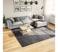 vidaXL Tappeto Pelo Corto HUARTE Morbido Lavabile Antracite 240x240 cm