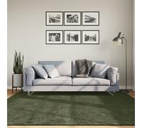 vidaXL Tappeto Pelo Corto HUARTE Morbido Lavabile Verde Bosco