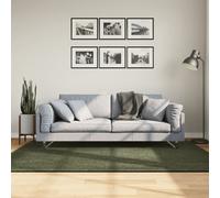 vidaXL Tappeto Pelo Corto HUARTE Morbido Lavabile Verde Bosco