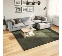 vidaXL Tappeto Pelo Corto HUARTE Morbido Lavabile Verde Bosco