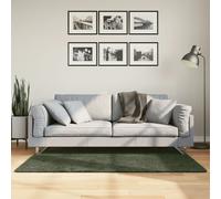 vidaXL Tappeto Pelo Corto HUARTE Morbido Lavabile Verde Bosco 80x150cm