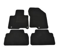 vidaXL Tappeto per Veicoli Motorizzati Nero Tessuto