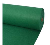 vidaXL Tappeto Piatto da Esposizione in Poliestere Multiuso Piatto Riutilizzabile Corsia Moquette Espositiva Matrimoni 1x12 m Verde