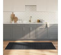 vidaXL Tappeto Rettangolare in bambù Grigio 80x200 cm – Tappeto da Soggiorno