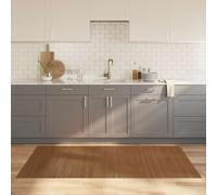 vidaXL Tappeto Rettangolare Marrone 100x200 cm in Bambù