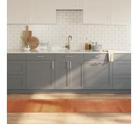 vidaXL Tappeto Rettangolare Marrone 60x400 cm in Bambù