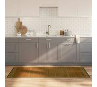 vidaXL Tappeto Rettangolare Marrone 70x200 cm in bambù, Tappeto Rettangolare, Tappeto da Salotto, Tappeto in bambù, Tappeto da Soggiorno