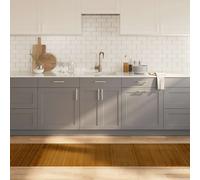 vidaXL Tappeto Rettangolare Marrone 70x500 cm in Bambù