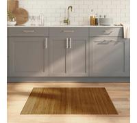 vidaXL Tappeto Rettangolare Marrone 80x100 cm in bambù, Tappeto Rettangolare, Tappeto da Salotto, Tappeto in bambù, Tappeto da Soggiorno