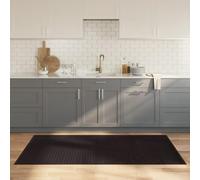 vidaXL Tappeto Rettangolare in bambù Marrone scuro 100x200 cm