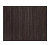 vidaXL Tappeto Rettangolare Marrone Scuro 80x100 cm in bambù, Tappeto Rettangolare, Tappeto da Salotto, Tappeto in bambù, Tappeto da Soggiorno