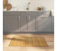 vidaXL Tappeto Rettangolare Natura 70x100 cm in bambù, Tappeto Rettangolare, Tappeto da Salotto, Tappeto in bambù, Tappeto da Soggiorno