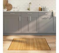 vidaXL Tappeto Rettangolare Natura 80x100 cm in bambù, Tappeto Rettangolare, Tappeto da Salotto, Tappeto in bambù, Tappeto da Soggiorno