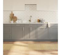 vidaXL Tappeto Rettangolare Natura Chiaro 60x400 cm in Bambù