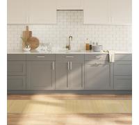 vidaXL Tappeto Rettangolare Natura Chiaro 60x500 cm in Bambù