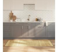 vidaXL Tappeto Rettangolare Natura Chiaro 70x200 cm in bambù, Tappeto Rettangolare, Tappeto da Salotto, Tappeto in bambù, Tappeto da Soggiorno