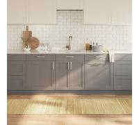 vidaXL Tappeto Rettangolare Natura Chiaro 70x400 cm in Bambù