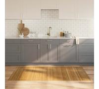 vidaXL Tappeto Rettangolare Naturale 100x200 cm in bambù, Tappeto Rettangolare, Tappeto da Salotto, Tappeto in bambù, Tappeto da Soggiorno