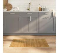 vidaXL Tappeto Rettangolare Natura 60x100 cm in bambù, Tappeto Rettangolare, Tappeto da Salotto, Tappeto in bambù, Tappeto da Soggiorno