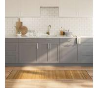 vidaXL Tappeto Rettangolare Naturale in bambù 60x200 cm – Tappeto da salotto