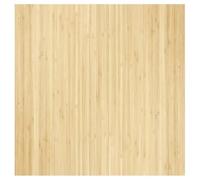 vidaXL Tappeto Rettangolare Naturale Chiaro 100x100 cm in bambù, Tappeto Rettangolare, Tappeto da Salotto, Tappeto in bambù, Tappeto da Soggiorno